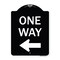Signmission One Way Left Arrow Heavy-Gauge Aluminum Architectural Sign, 24" x 18", BW-1824-23522 A-DES-BW-1824-23522 - alternate 1